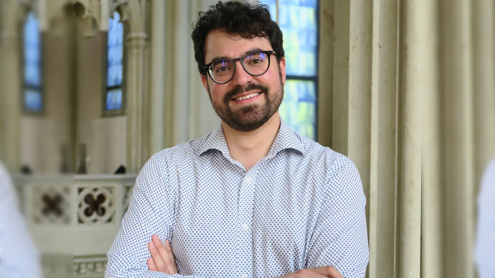 Der preisgekrönte Organist Vittorio Vanini ist Assistent der Michaelsmusik an der Jesuitenkirche. (Foto: Marie Dumas)