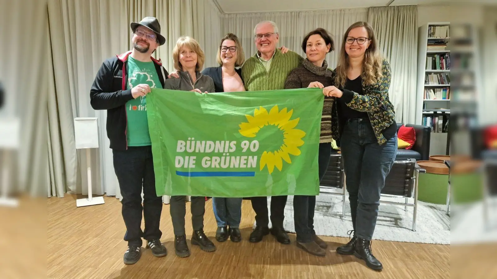 Der Ortsverband Bogenhausen von Bündnis 90/Die Grünen hat ein neues Vorstandsteam gewählt. (Foto: Partei)