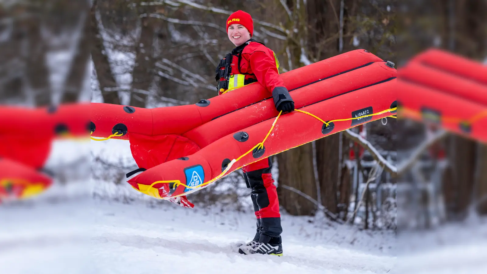 Sarah Dambacher ist bei der DLRG tätig. (Foto: Johann Bergelt)