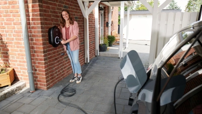 Eine Wandladebox (Wallbox) kann mehr als nur das Fahrzeug aufladen.  (Foto: Autoren-Union Mobilität/Eon/Malte Braun)