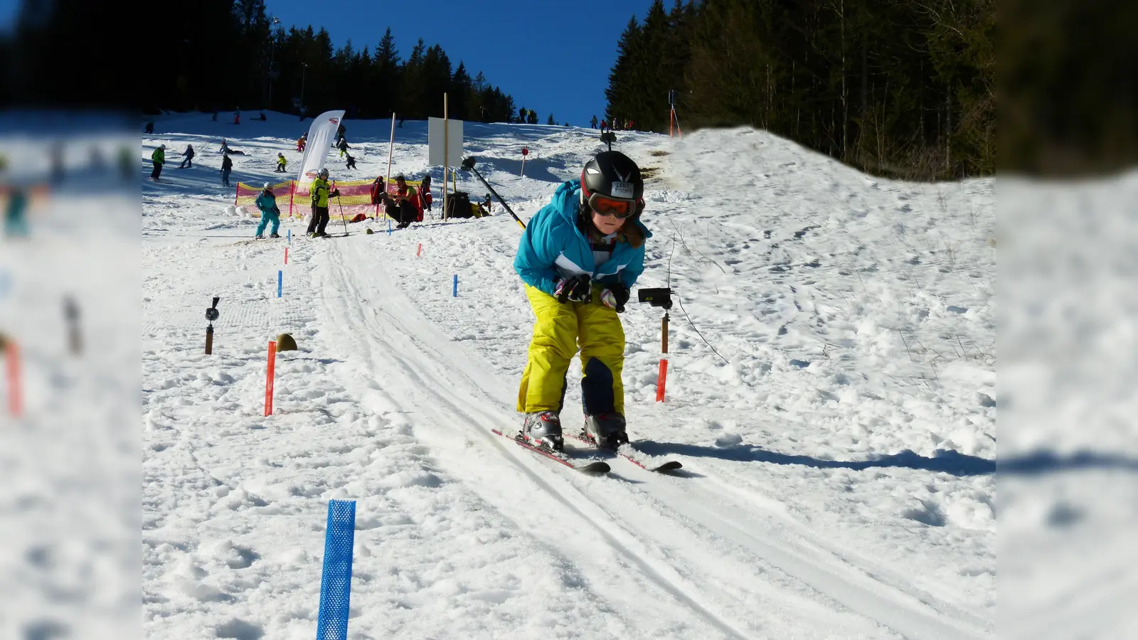 Schon seit Beginn ein Renner ist die DSV-Geschwindigkeits-Messstrecke. (Foto: Deutscher Skiverband)