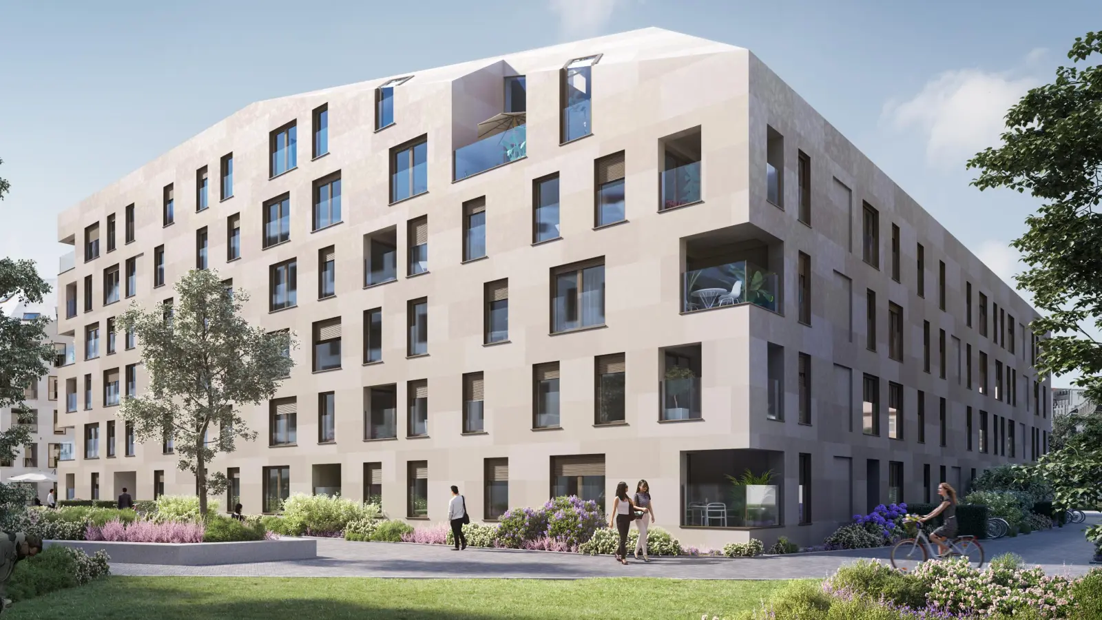 So sollen die Gmunder Höfe einmal aussehen. (Foto: Obersendlinger Grund GmbH & Co. KG)