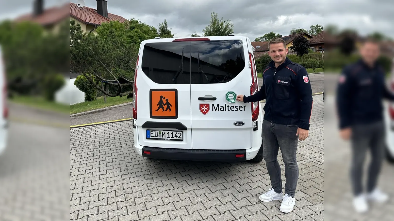 Die Malteser Erding Freising Ebersberg haben die aktuellen Qualitätsüberprüfungen im Fahrdienst mit besten Ergebnissen bestanden - sehr zur Freude von Kreisgeschäftsführer Sebastian Oberpriller. (Foto: Malteser Erding)