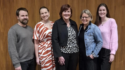 Der Vorstand des Neurieder Kulturvereins (von links):Max Wallner, Theresa Rutscho, Marianne Hellhuber, Nicole Morandi-Grassinger, Veronika Hellhuber. (Foto: K&K)