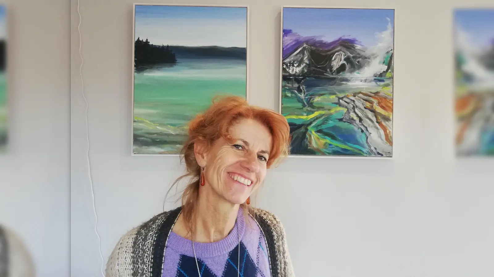 Präsentierte ihre Werke im Haus der Stiftung: Su Ressel.  (Foto: tab)