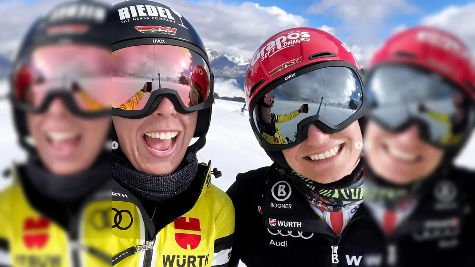 Kira Weidle und Lena Dürr freuen sich auf die Meisterschaft in Innsbruck. (Foto: SC Starnberg)