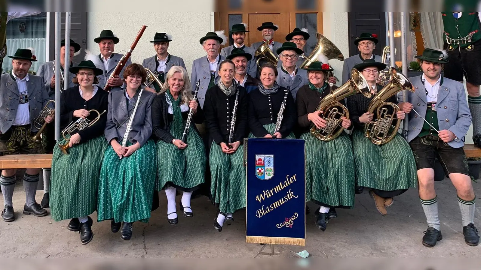 Die Würmtaler Blasmusik begleitet den Festzug. (Foto: Würmtaler Blasmusik)