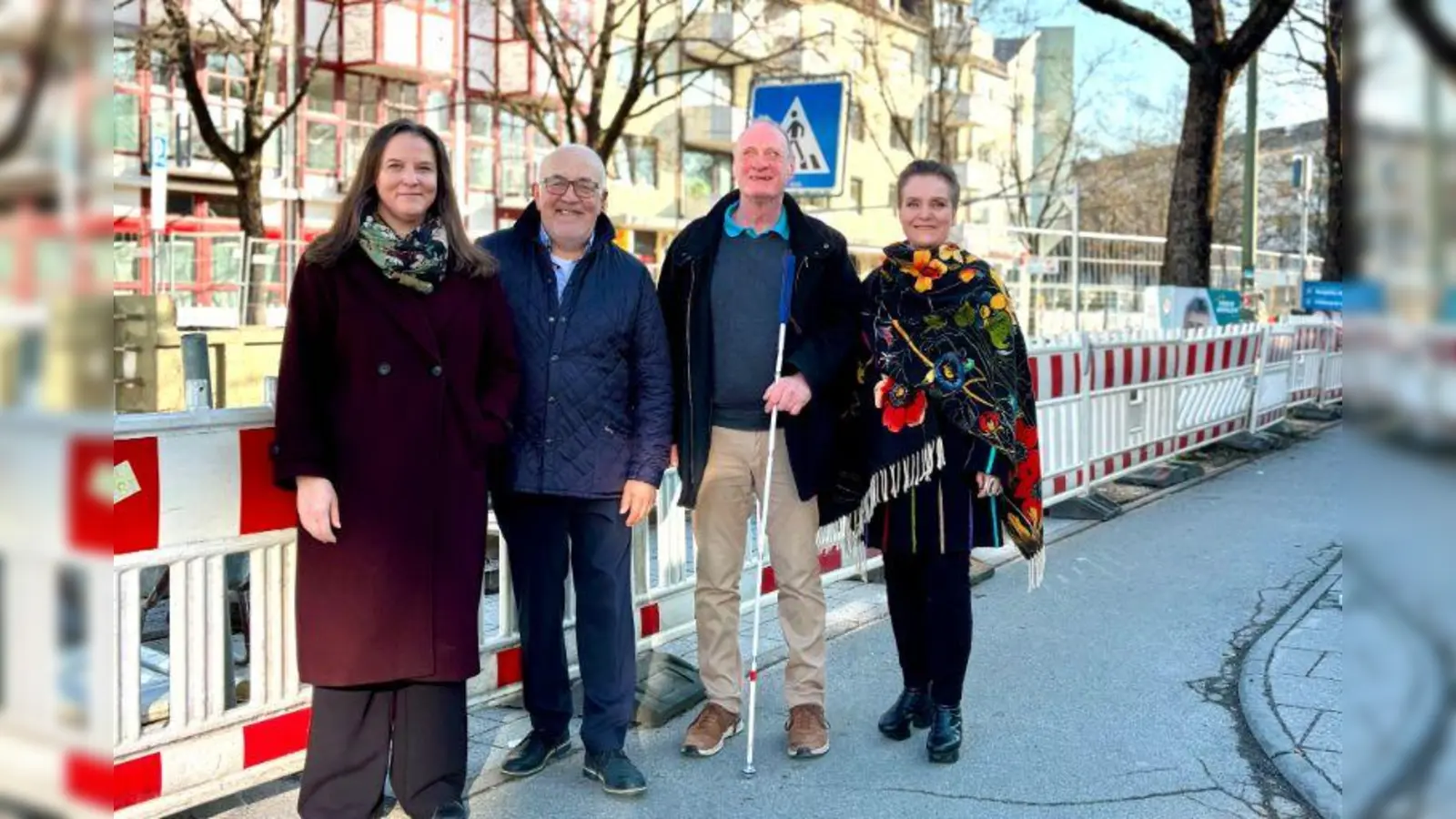 Am Partnachplatz hat die Umgestaltung begonnen. (Foto: Baureferat)