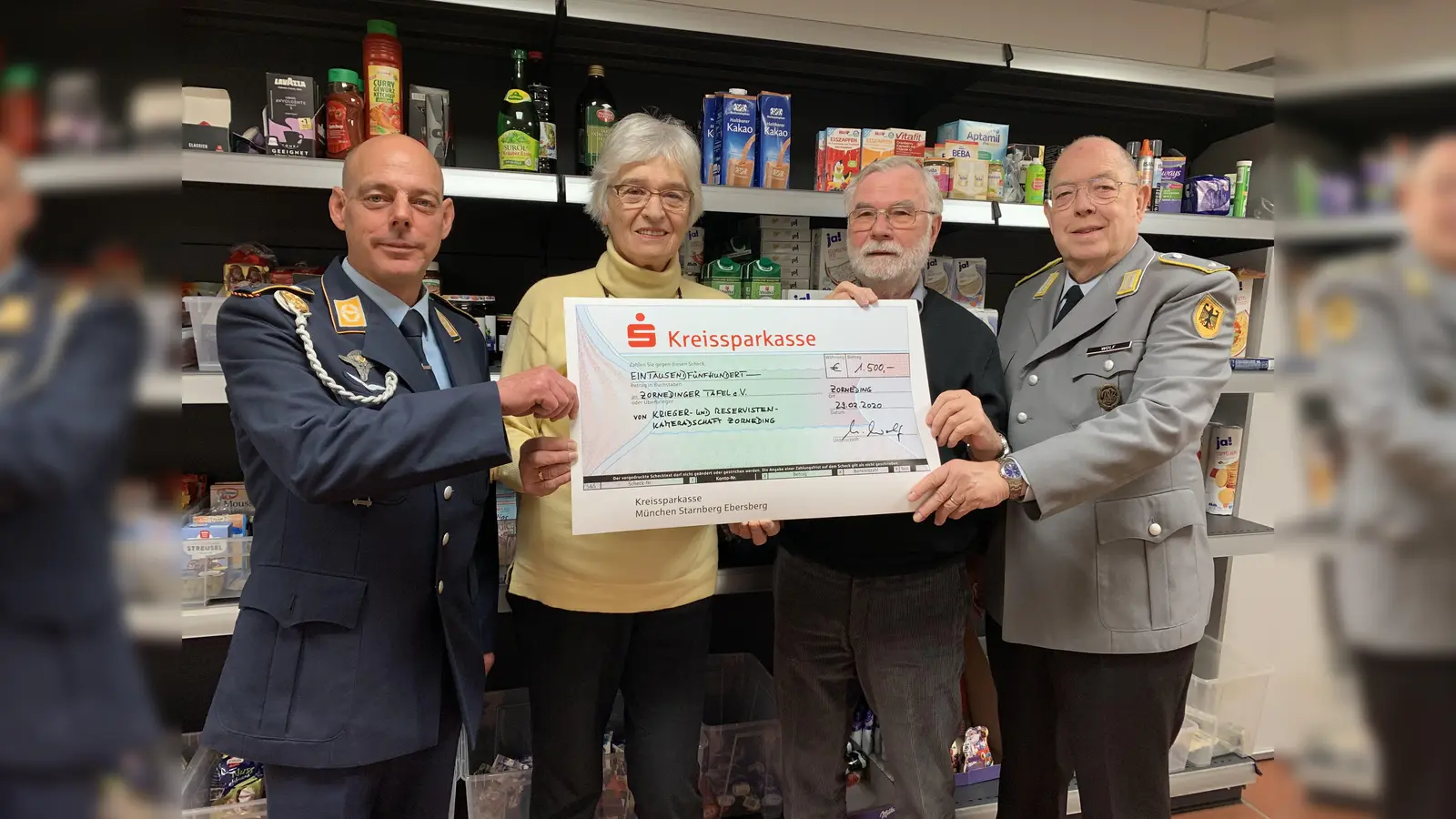Steffen Prokopp, Heidrun Pfefferkorn, Hans-Werner Franke und Ulrich Wolf (von links). (Foto: VA)