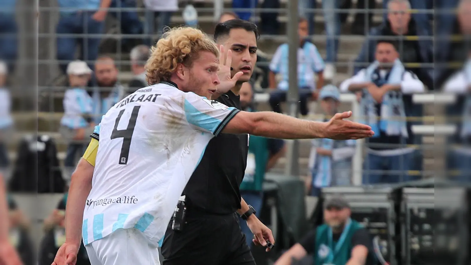 In der Diskussion: Videobeweis in der 3. Liga. (Foto: Anne Wild)