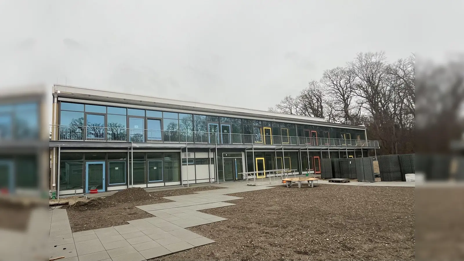 Wahres Schmuckstück: Das Haus Maria Trost für drei Kindergarten- und einer Hortgruppe wird bis Frühjahr 2024 fertig sein. (Foto: Ulrike Seiffert)