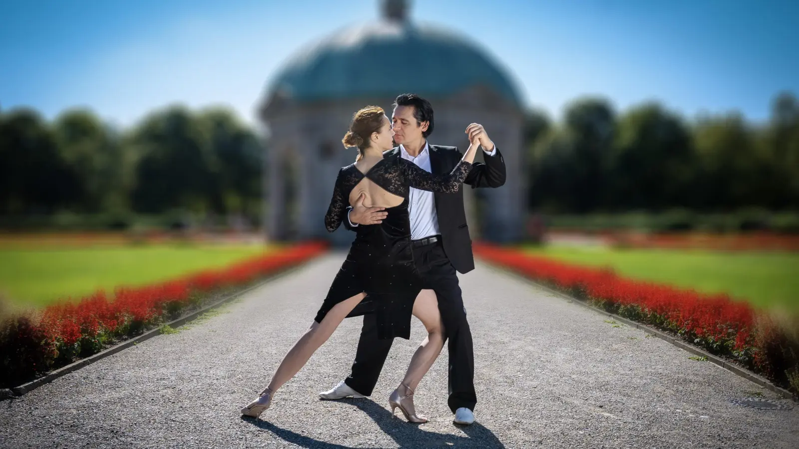 Das Tango-Duo Ludmilla und Erol Soy tritt beim „Shorties/Tanz“-Abend im Trafo auf. (Foto: Diana Tempel)