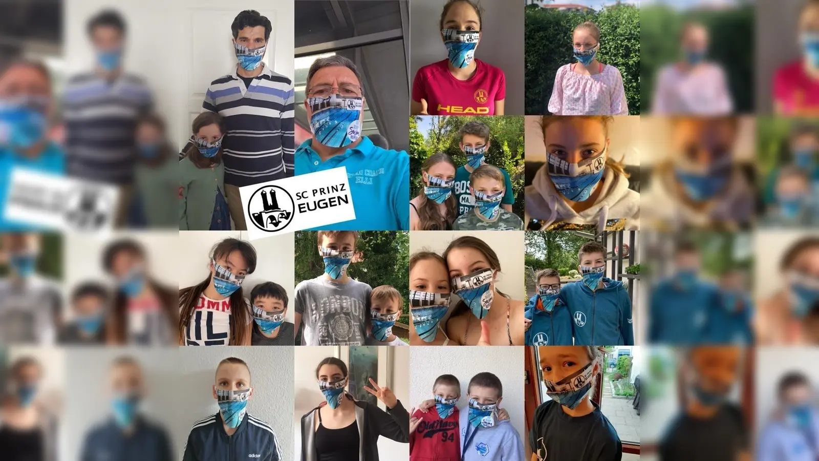 Nette Überraschung: Die Schwimmer des SC Prinz Eugen München haben kürzlich per Post einen Mundschutz mit dem Vereinslogo erhalten. (Foto: Verein)