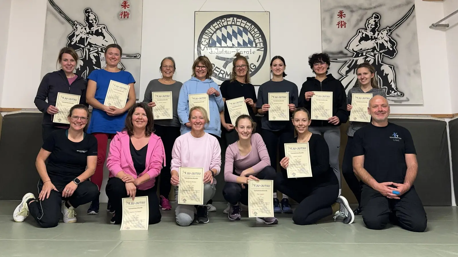 Teilnehmerinnen und Trainerteam am Ende des intensiven Workshops. (Foto: SCUG)