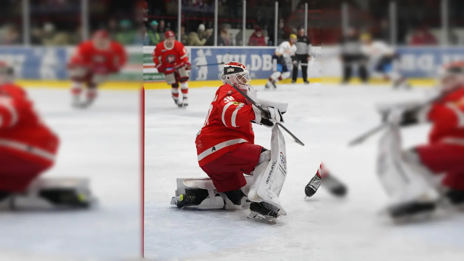 Torhüter Marinus Schunda, wird dem EHC Klostersee aufgrund eines Auslandssemesters in der kommenden Saison möglicherweise nicht zur Verfügung stehen. (Foto: smg)