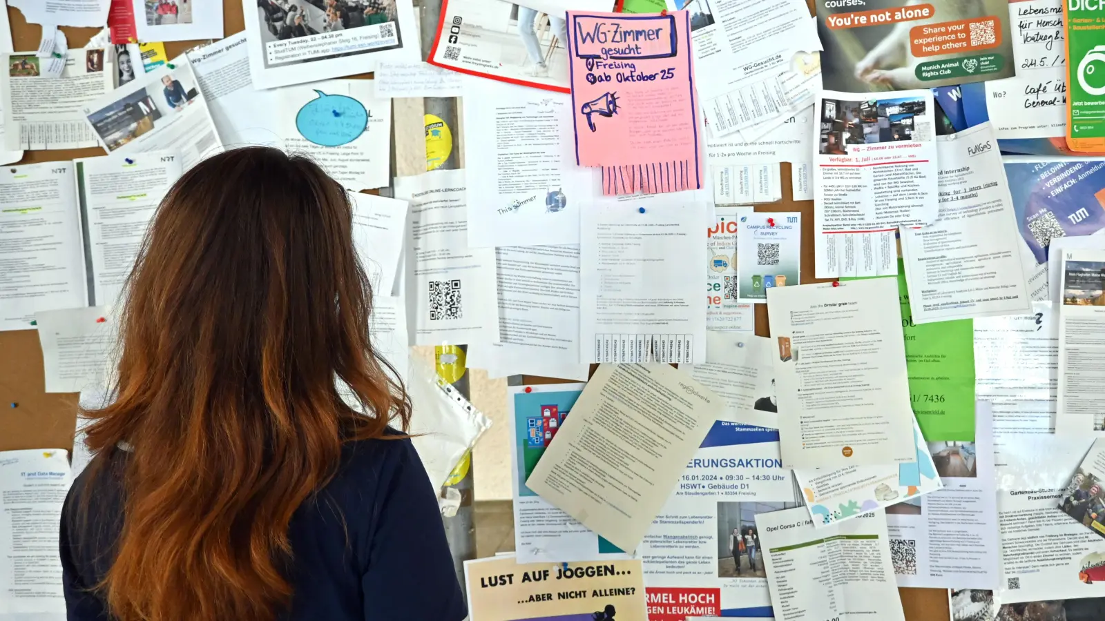 Viele Studierende sind aktuell auf Wohnungssuche. (Foto: Marie Maier/TUM)