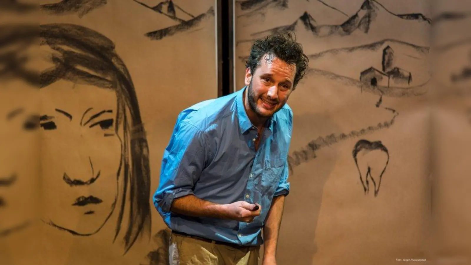 Im Rahmen der Veranstaltungsreihe „Inklusion im Würmtal“ zeigt das Kulturforum Planegg das Theaterstück „Ein Kuss – Antonio Ligabue“. (Foto: Jürgen Ruckdeschel)