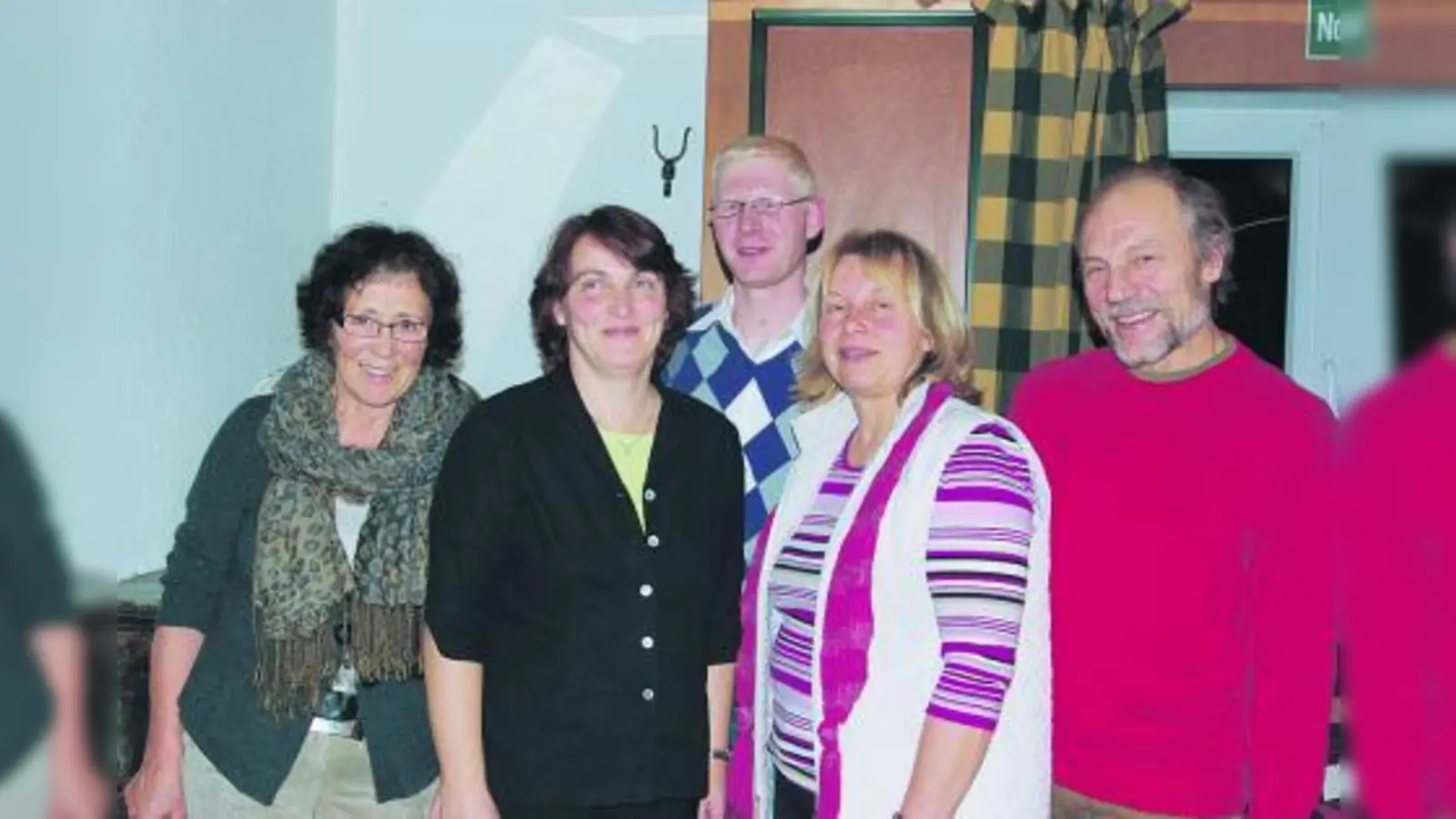 Der neue Vorstand des Grünen-Ortsvereins Pasing-Aubing: (v.l.)Gisela Kainz, Dagmar Mosch, Stefan Mauerberger, Karin Binsteiner und Sigi Liedl. (Foto: pi)