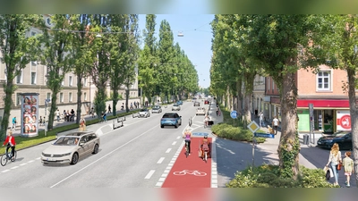 So soll die Lindwurmstraße aussehen, wenn das Oktoberfest beginnt. (Foto: formstadt architekten)