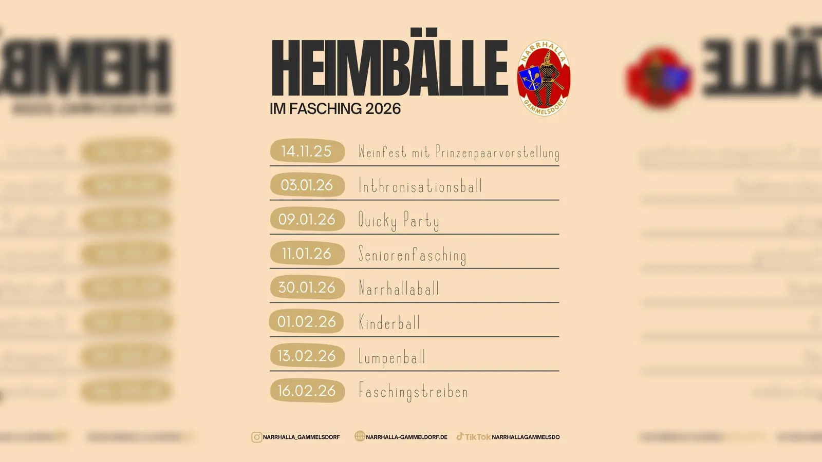 Wie immer ist das Programm der Narrhalla straff und vielversprechend. (Foto: Narrhalla Gammelsdorf)