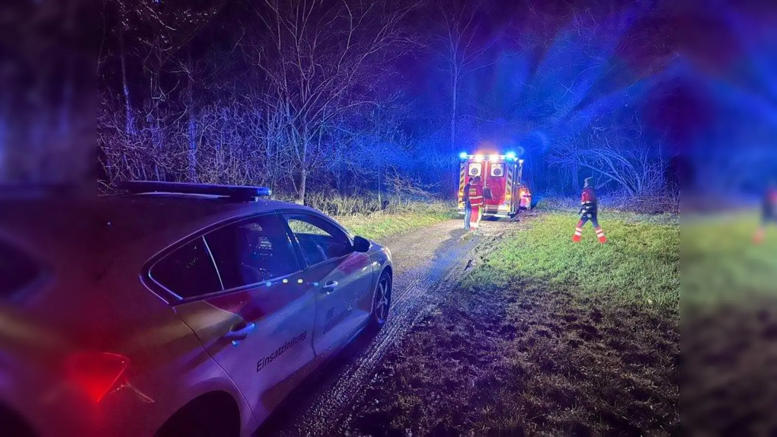 Nach stundenlanger Suche wurde der vermisste Mann am Sonntag gefunden. (Foto: Thomas Runge)