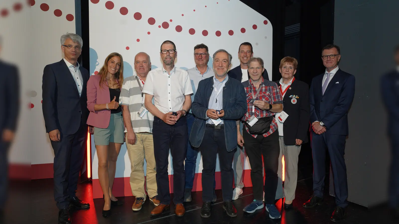 Wurden ausgezeichnet: Markus Georg Grimm, Thomas Becker, Michael Fehringer, Harald Guse, Peter Michael Ledutke. (Foto: BSD)