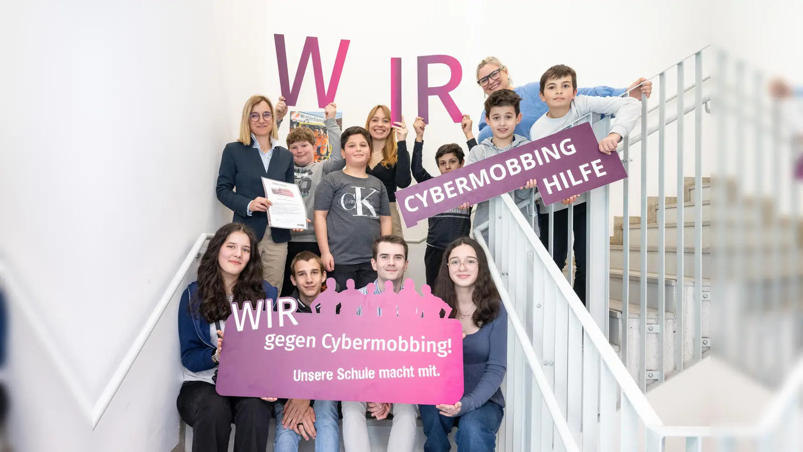 Die Städtische Helen-Keller-Realschule ist jetzt Projektschule des Vereins Cybermobbing-Hilfe. (Foto: Catherina Hess)