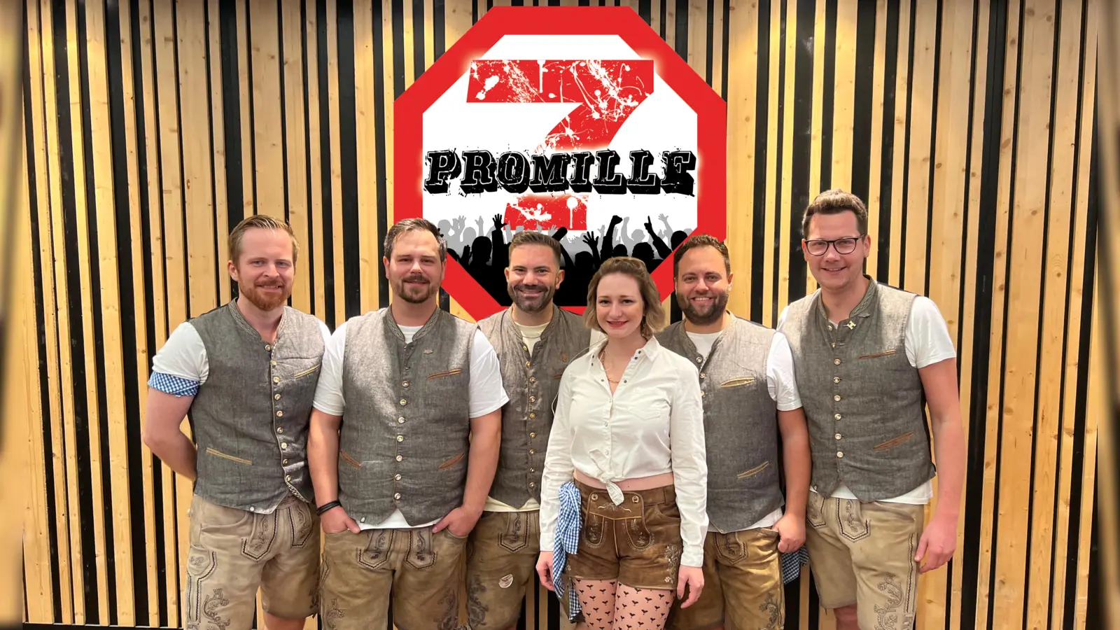 Die Partyband 7 Promille freut sich darauf, den Taufkirchner Partygästen ordentlich einzuheizen. (Foto: 7Promille)