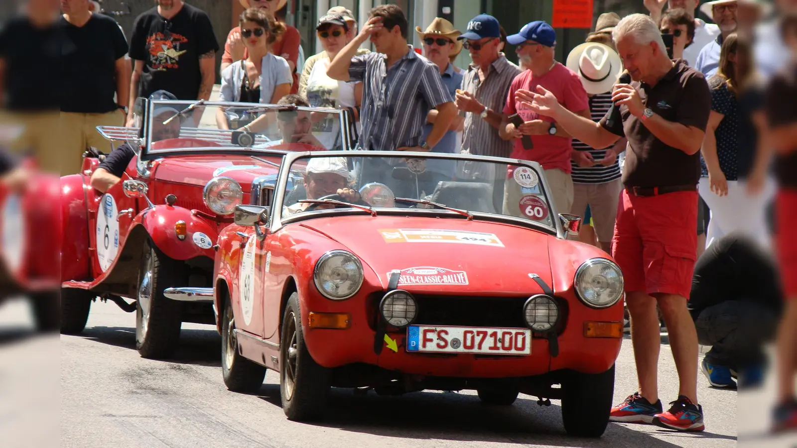 Ein Fahrzeug schöner als das andere - seit 15 Jahren findet die 10-Seen-Classic-Rallye mit Pascal Kapp statt.  (Foto: pst)