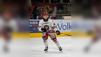 Wichtiger Spieler im Grafinger Team: Stürmer Björn Salhi, der per Förderlizenz von den Erding Gladiators gekommen war. (Foto: smg)