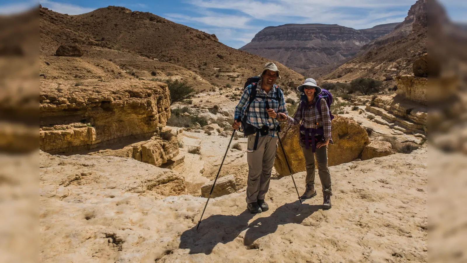 Paula Zimerman-Targownik und Daniel Targownik berichten von ihrer Reise auf dem Israel National Trail, (Foto: Daniel Targownik)