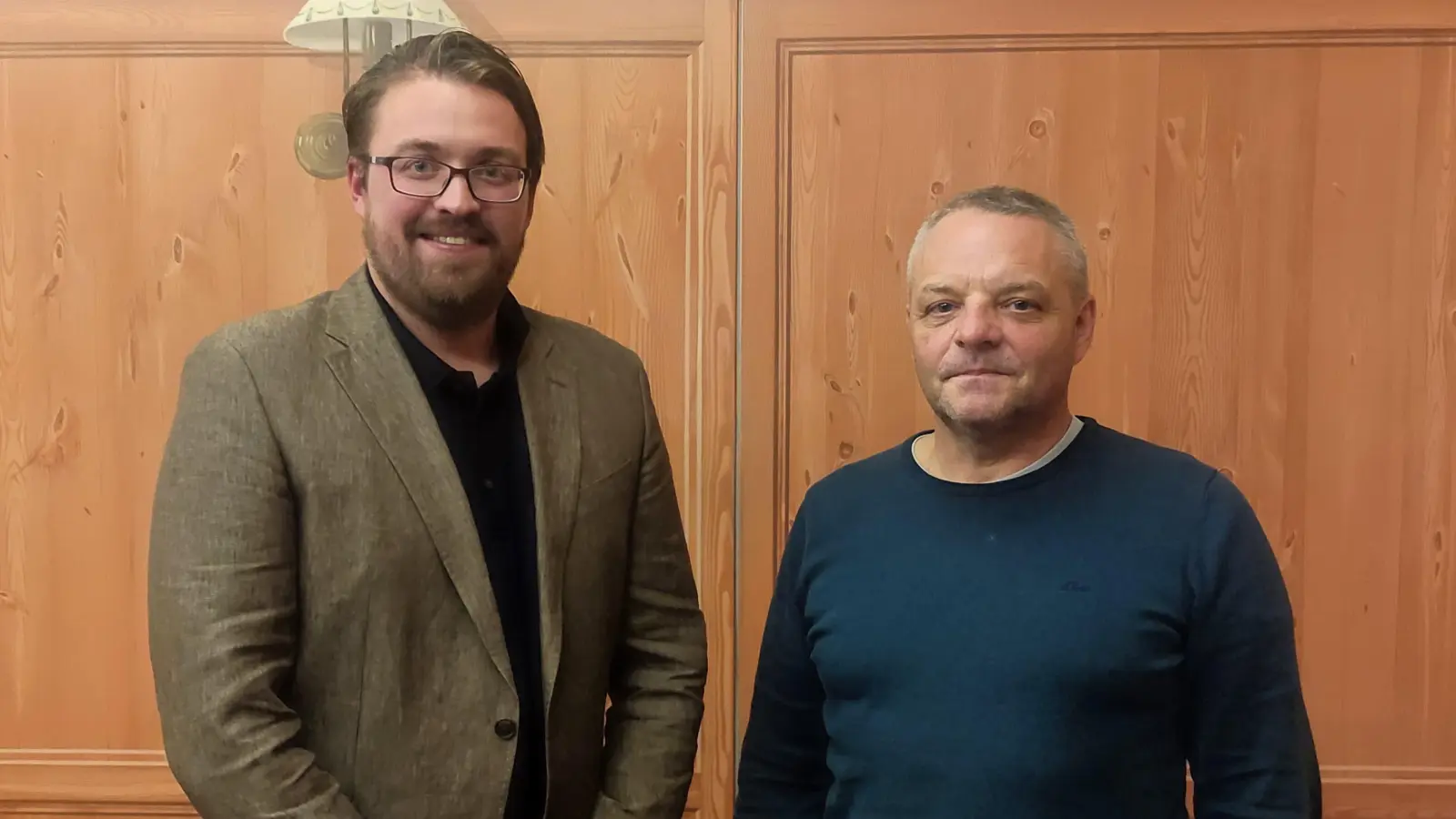 1. Schützenmeister Florian Kling (links) und 2. Schützenmeister Thomas Fabian setzen ihre Arbeit in der Schützenabteilung des ESV Weilheim e.V. fort. (Foto: ESV Weilheim e.V.)