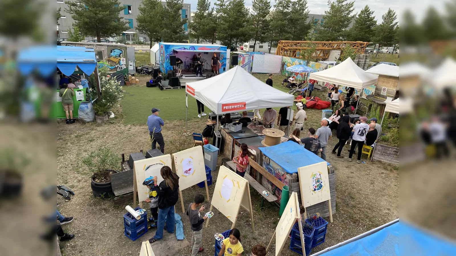 Auch die Mitmach-Sationen kamen super an. (Foto: Feierwerk)