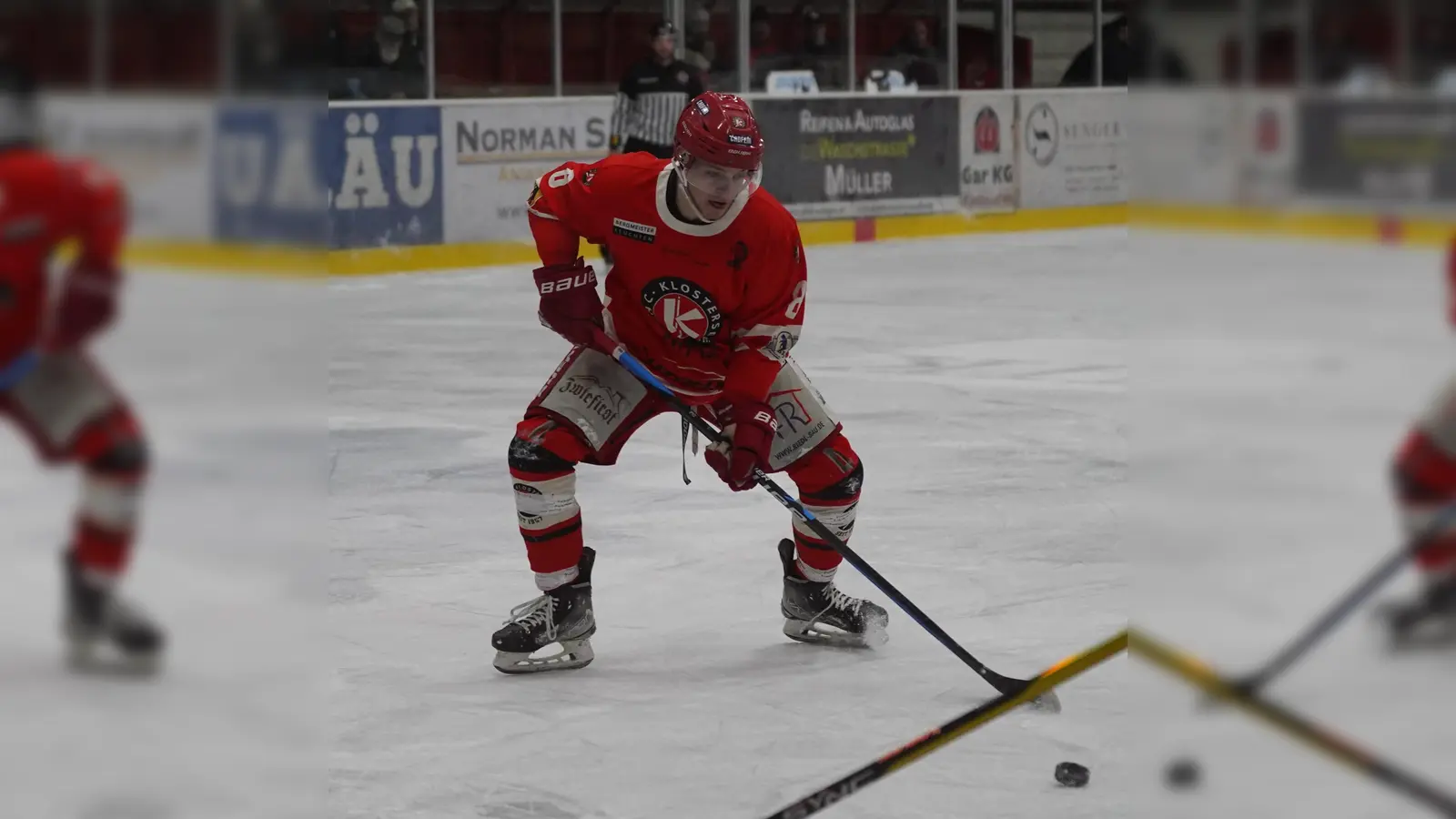  Marc Bosecker, der nach mehrwöchiger Verletzungspause beim EHC Klostersee am bevorstehenden Wochenende sein Comeback geben soll. (Foto: smg)